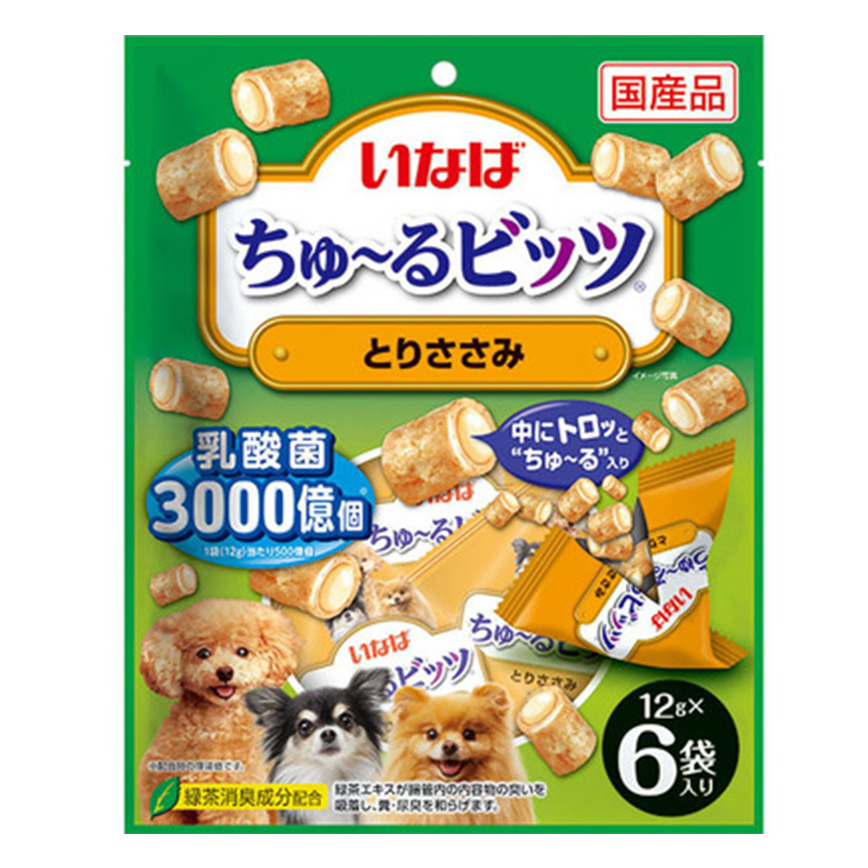 CIAO 狗零食 日本INABA 新產品 12g×6袋 (DS-321) 圖 1