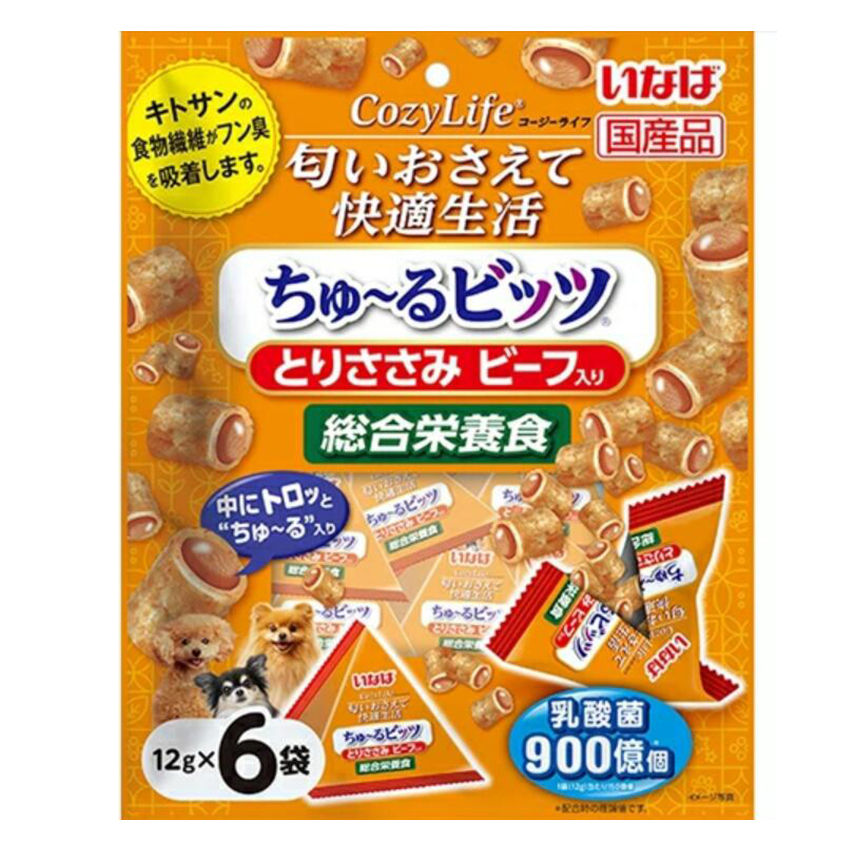CIAO 狗零食 日本INABA 新產品 12g×6袋 (DS-395) 圖 1