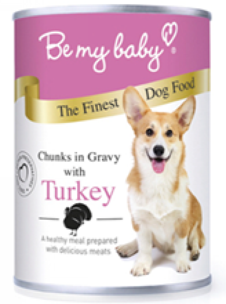 Be my baby 罐裝狗濕糧 汁煮火雞 Turkey 370g (停售)