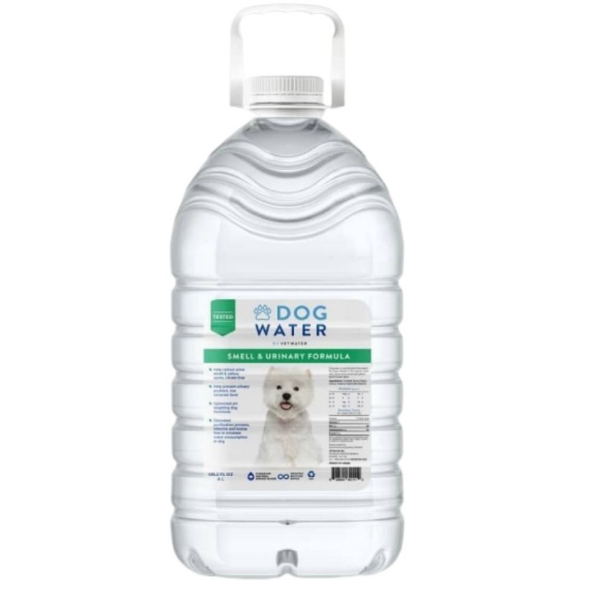 VETWATER Dog Water pH值平衡狗飲用水 天然防尿石強效守護配方 4L (DW60101)