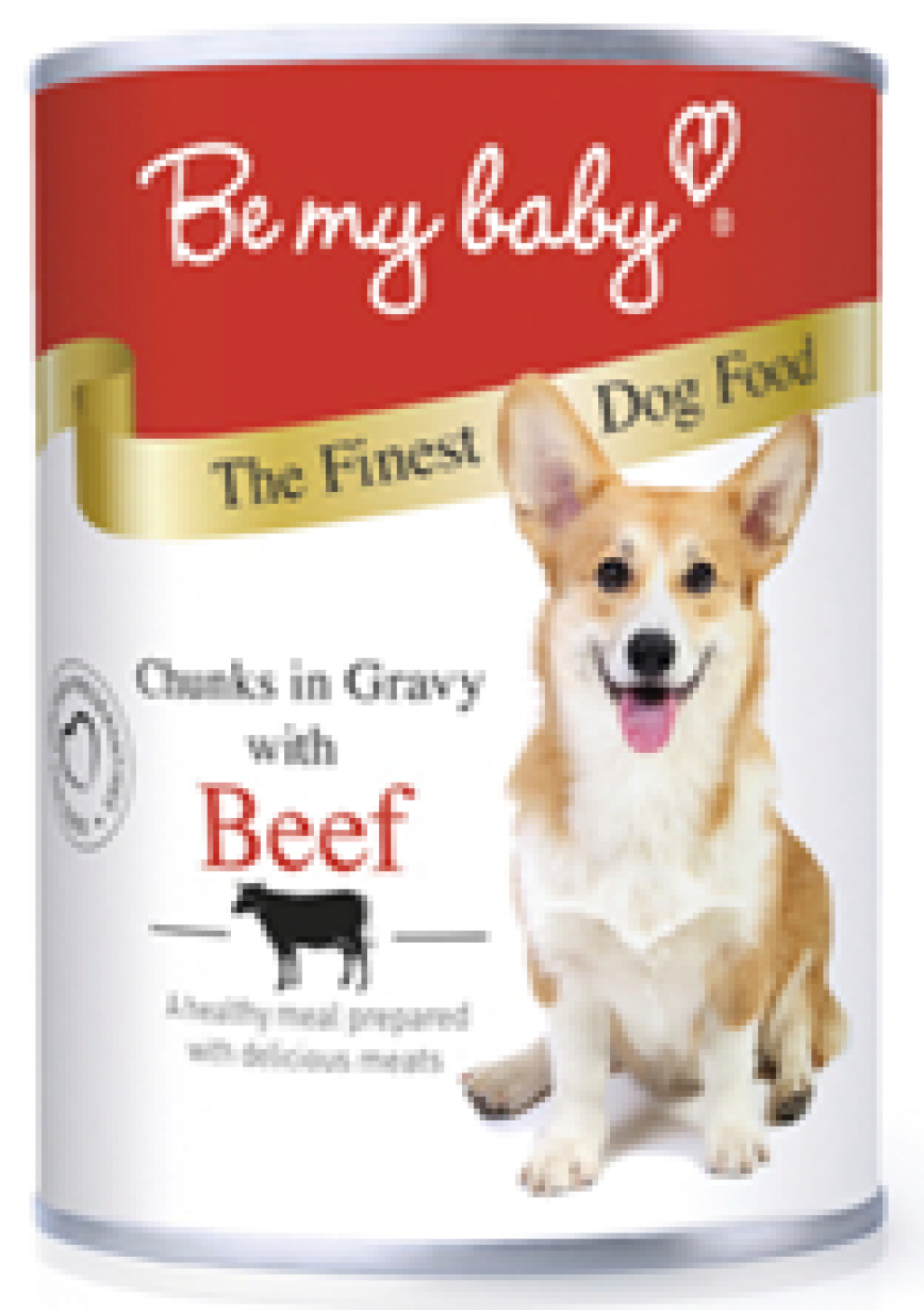 Be my baby 罐裝狗濕糧 汁煮牛肉 Beef 370g (停售) 圖 1