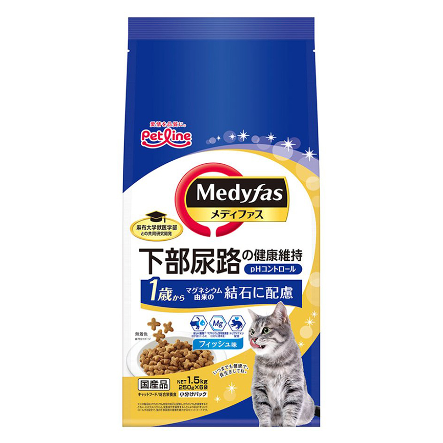 Petline 防尿石成貓糧 魚肉味 1.5kg (PL-MFD32)