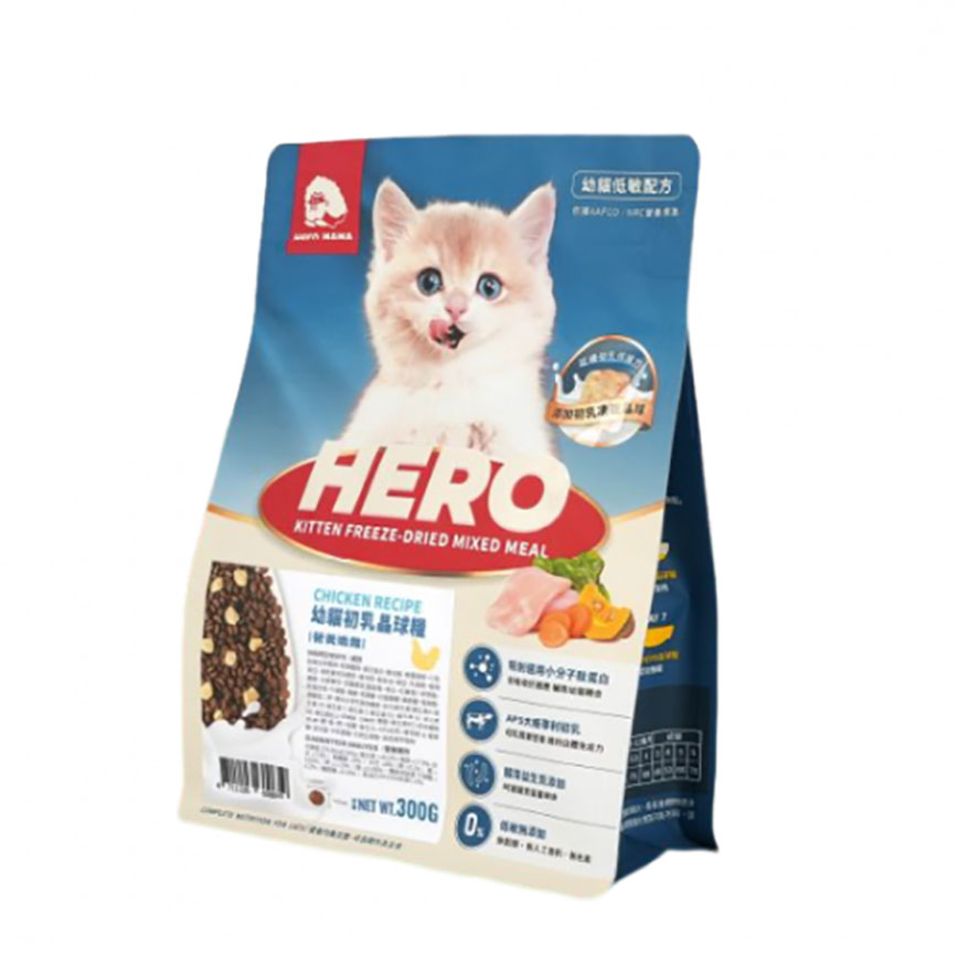 HeroMama 貓糧 幼貓初乳晶球糧 營養嫩雞 300g