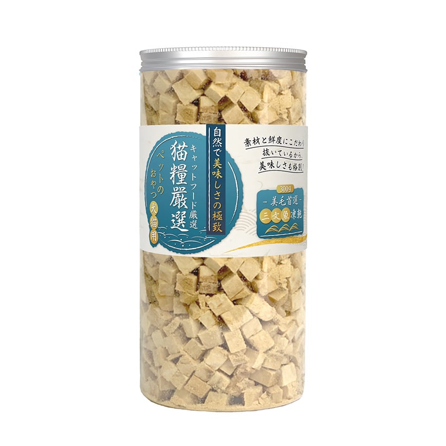 貓糧嚴選 三文魚凍乾 美毛首選 300g (貓犬用)