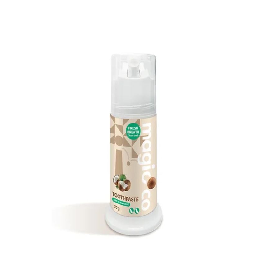Magicoco 海島椰子油寵物牙膏 Fresh Breath Toothpaste (貓犬通用) 70g 圖 1