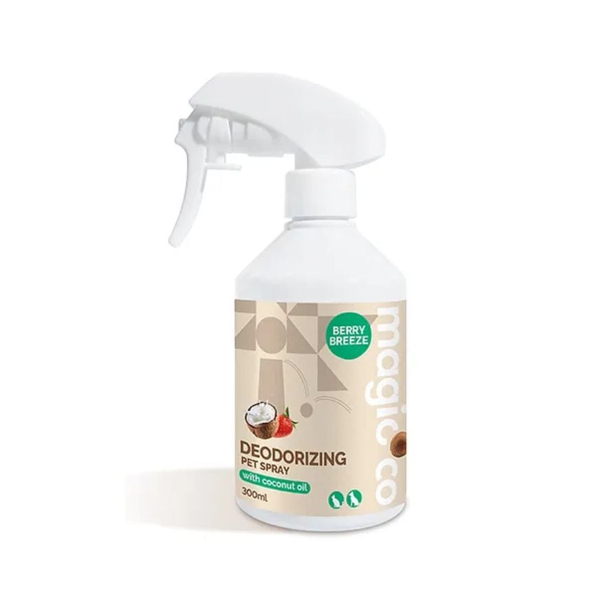 Magicoco 寵物及環境除臭噴劑 Berry Breeze Deodorizing Pet Spray with coconut oil (貓犬通用) 300ml 圖 1