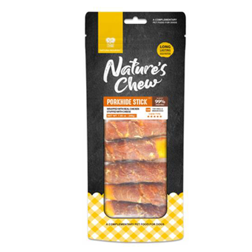 NATURA NOURISH Nature's Chew 豬⽪磨牙棒雞⾁芝⼠ 200g (DT91534) 