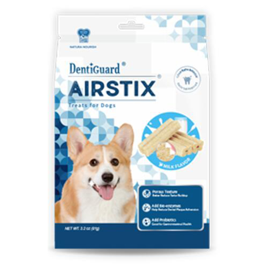 NATURA NOURISH Airstix 空氣潔⿒棒 牛奶味 mini 91g (DT71945)
