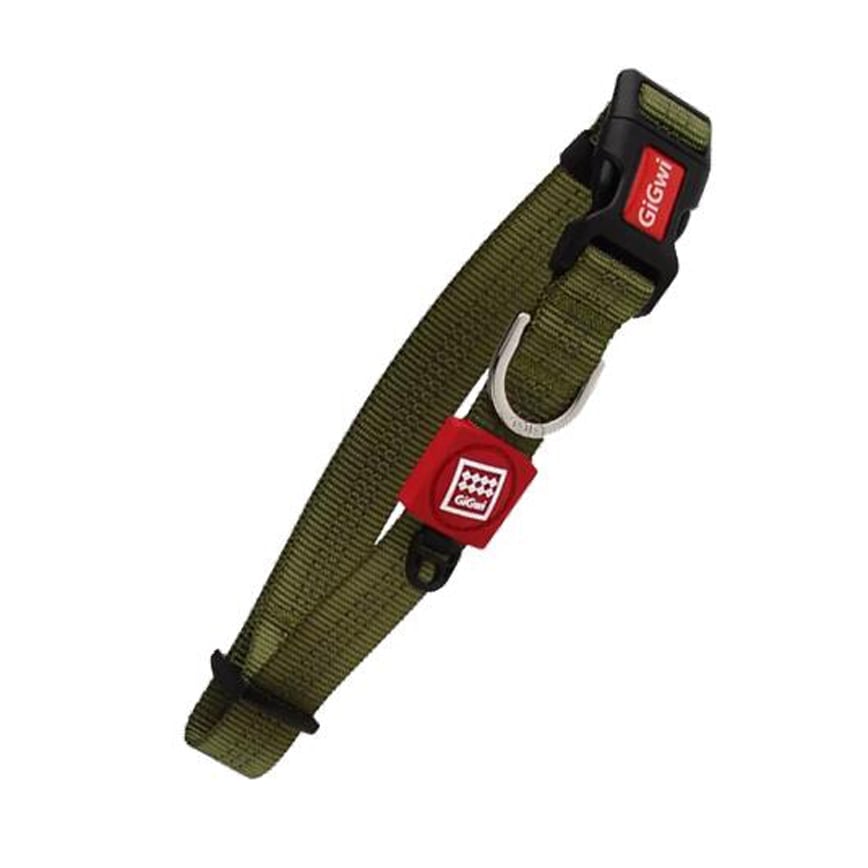 GiGwi Lead Classic Line 寵物頸圈 墨綠 XL (8269)