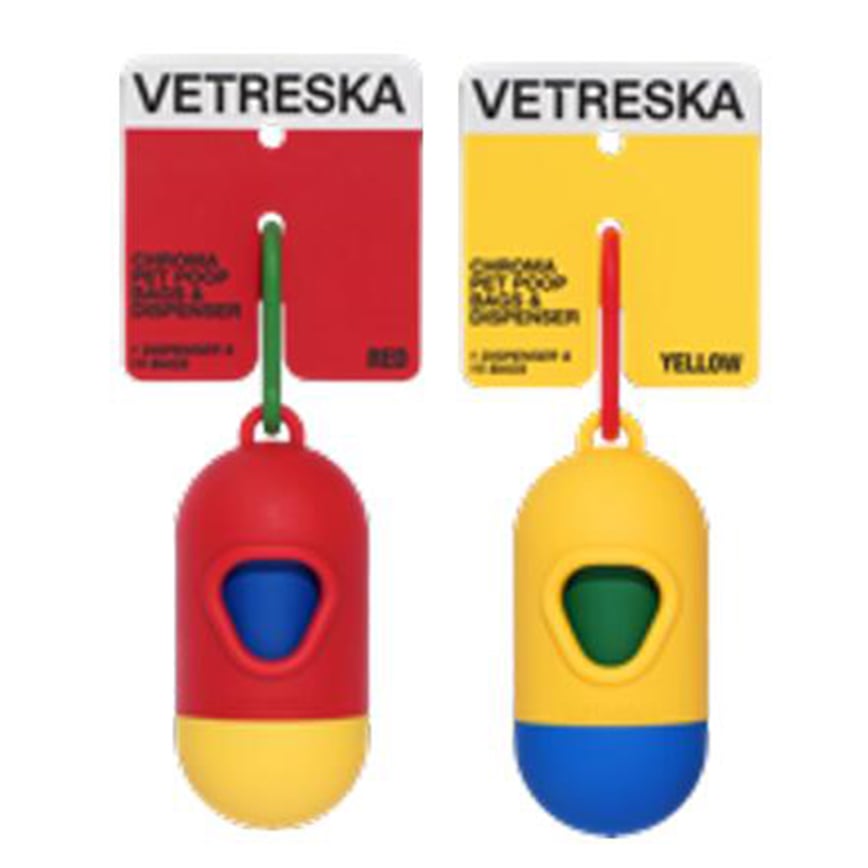 VETRESKA Chroma膠囊拾便器 紅/黃 (顔色隨機) 