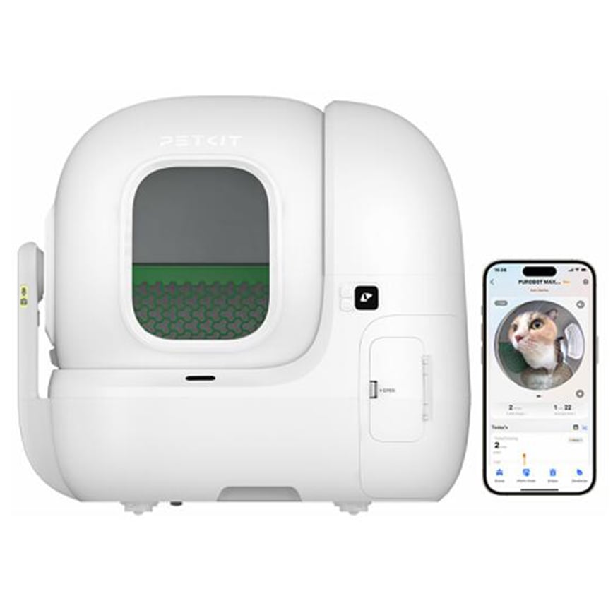 PETKIT PUROBOT MAX PRO AI智能全⾃動貓砂盆 貓廁所 白色 (pkt5a)