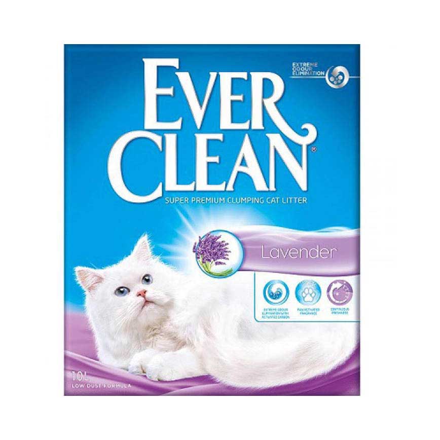 Ever Clean 美國 礦物貓砂 藍鑽 特強結塊貓砂 薰衣草香 10L (LA10L)