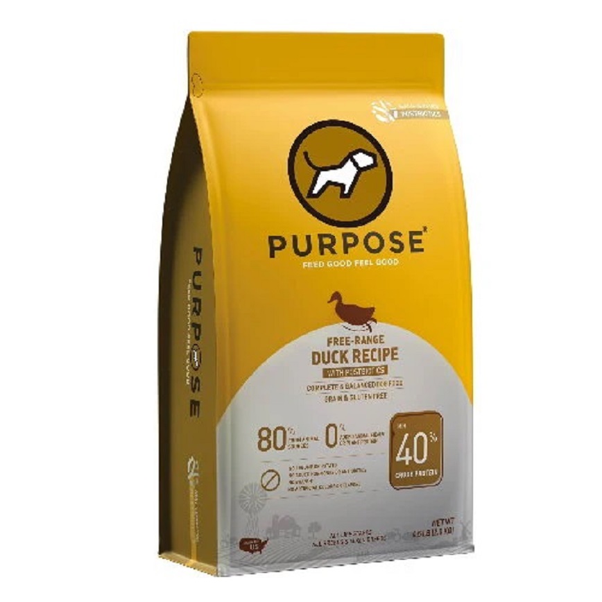 PURPOSE 狗糧 無穀物 鴨肉 + 白魚 全犬 ( 後生元 ) 配方 4.5lb (678144)