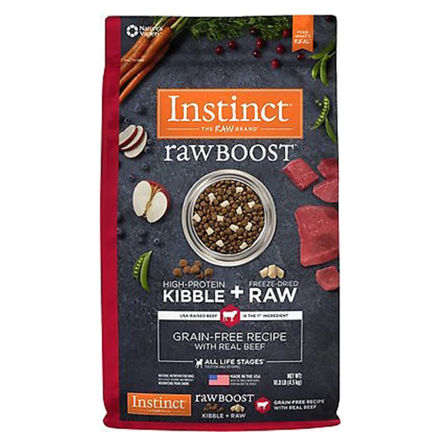 Instinct 狗糧 無穀物生肉系列 牛肉 10lb (658818) (新舊包裝隨機發貨) 圖 2