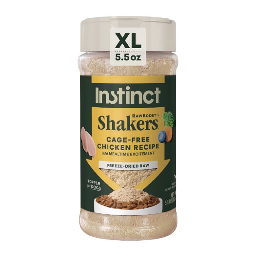 Instinct 本能 生肉shake shake粉 雞肉配方 (犬用) 5.5oz (620228) (新舊包裝隨機發貨) 圖 1