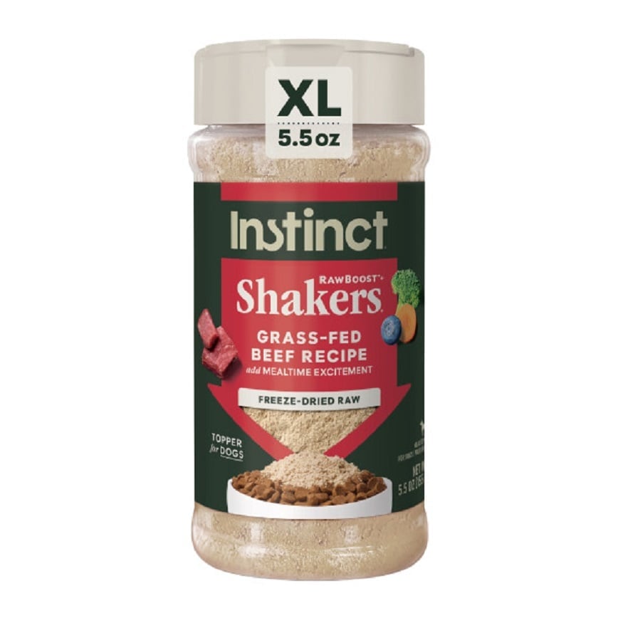 Instinct 本能 生肉shake shake粉 牛肉配方 (犬用) 5.5oz (620242) (新舊包裝隨機發貨)