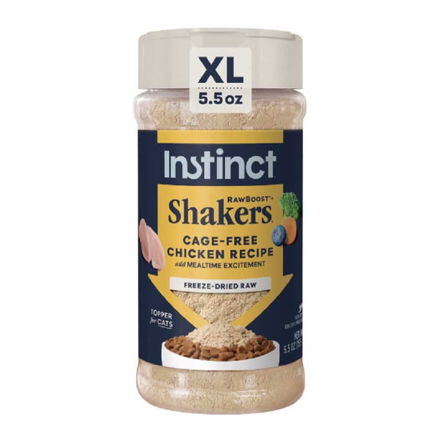 Instinct 本能 生肉shake shake粉 雞肉配方 (貓用) 5.5oz (620235) (新舊包裝隨機發貨)