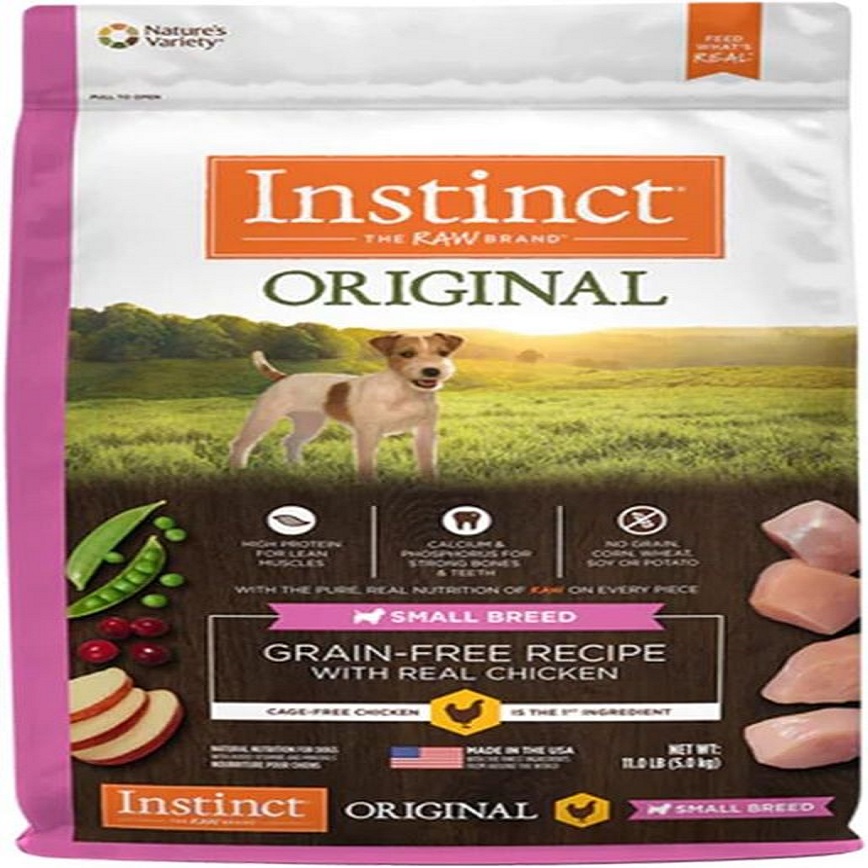 Instinct 狗糧 無穀物 小型犬 雞肉配方 11lb (658184) 圖 1
