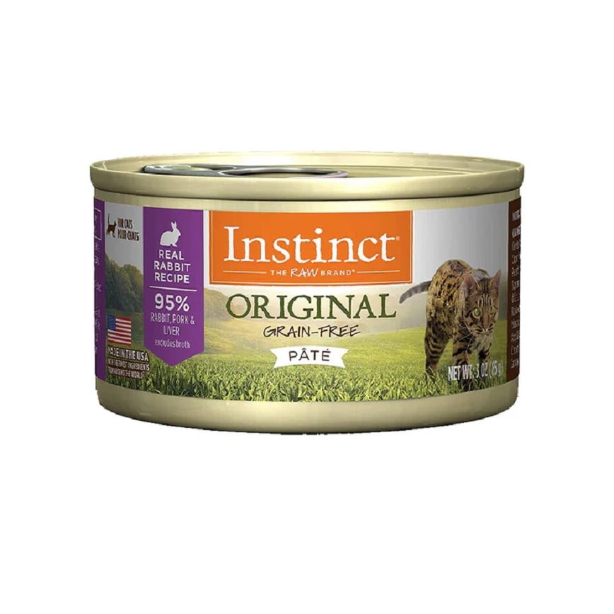 Instinct 貓罐頭 無穀物兔肉配方 3oz (717461) (新舊包裝隨機發貨) 圖 1