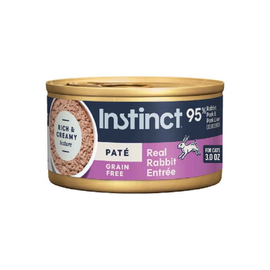 Instinct 貓罐頭 無穀物兔肉配方 3oz (717461) (新舊包裝隨機發貨) 圖 2