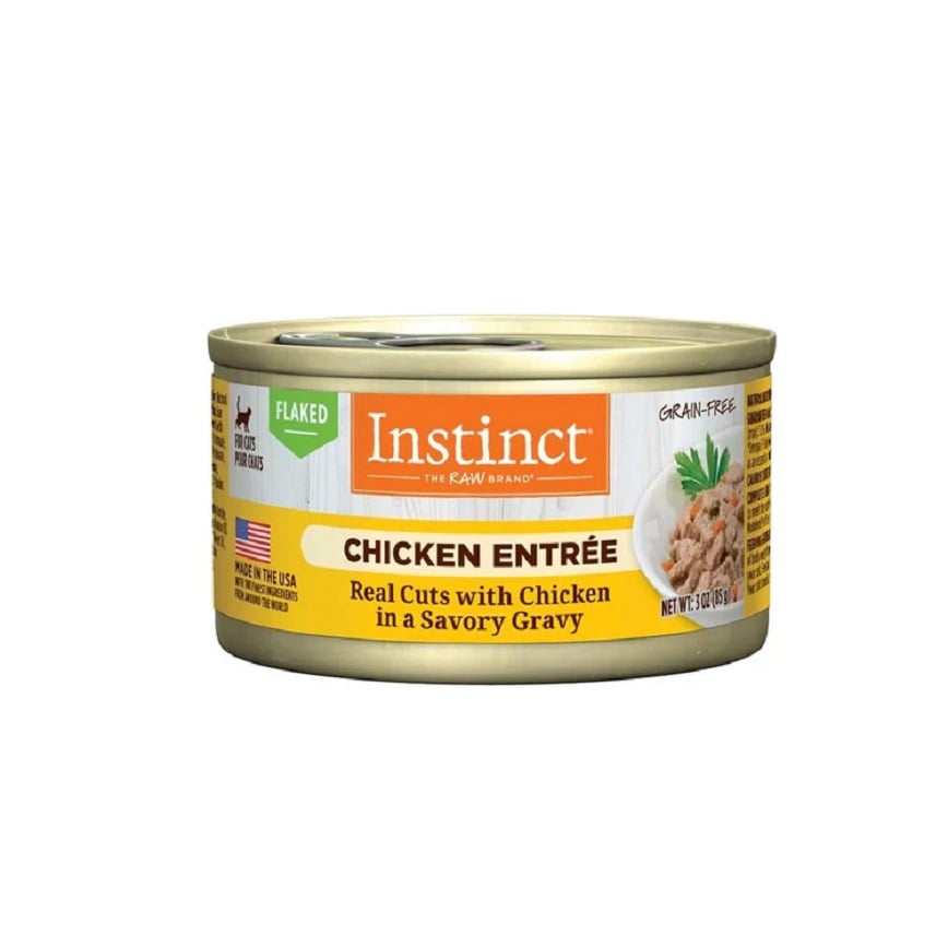 Instinct 貓罐頭 無穀物肉汁 雞肉片貓用主食罐頭 3oz (718192) (新舊包裝隨機發貨) 圖 1