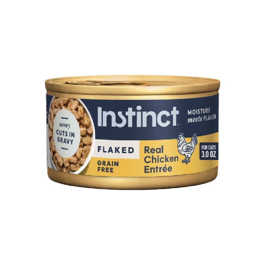 Instinct 貓罐頭 無穀物肉汁 雞肉片貓用主食罐頭 3oz (718192) (新舊包裝隨機發貨) 圖 2