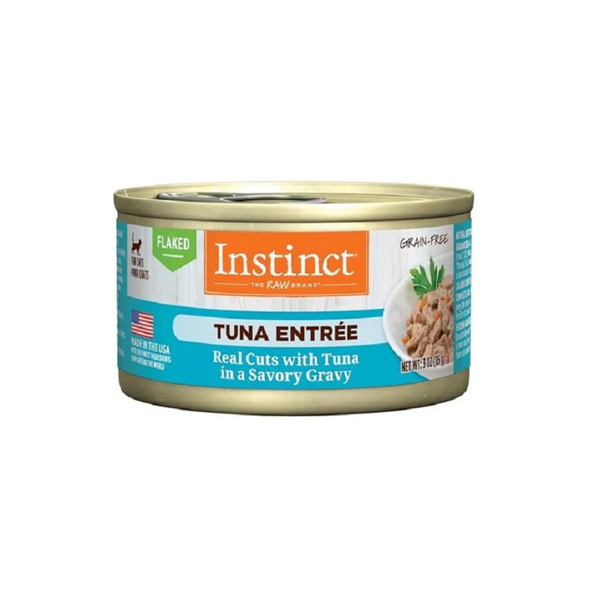 Instinct 貓罐頭 無穀物肉汁 吞拿魚片貓用主食罐頭 3oz (718208) (新舊包裝隨機發貨) 圖 1