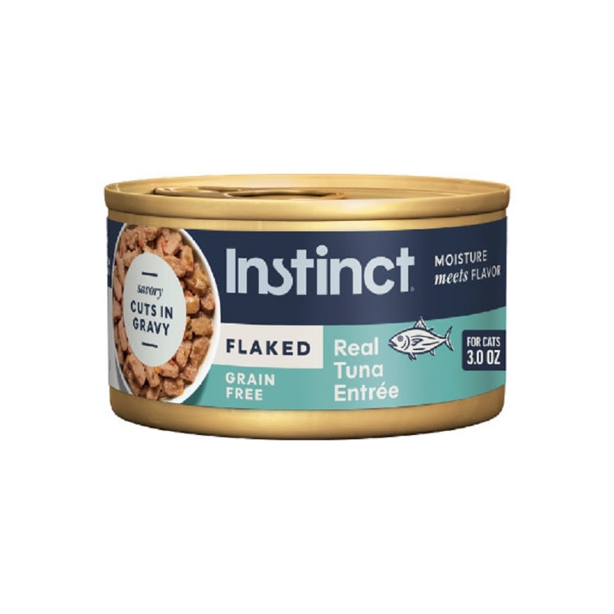 Instinct 貓罐頭 無穀物肉汁 吞拿魚片貓用主食罐頭 3oz (718208) (新舊包裝隨機發貨) 圖 2
