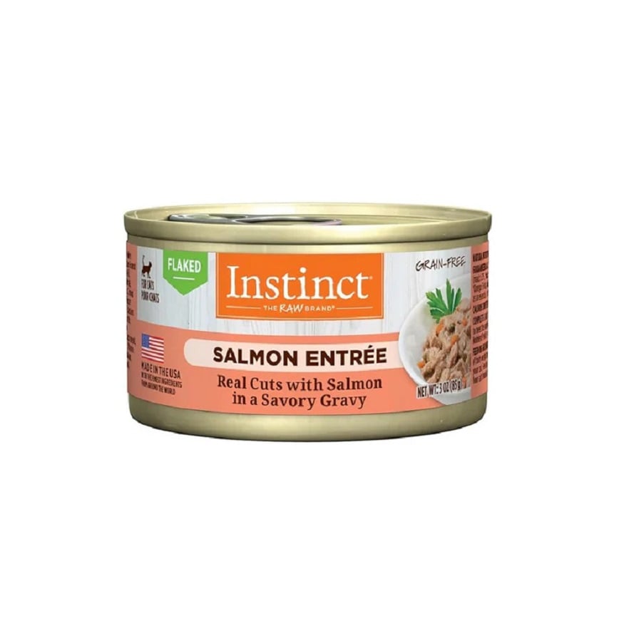 Instinct 貓罐頭 無穀物肉汁 三文魚片貓用主食罐頭 3oz (718215) (新舊包裝隨機發貨) 圖 1