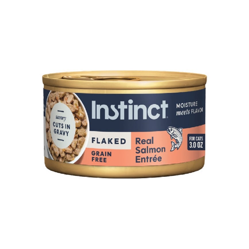 Instinct 貓罐頭 無穀物肉汁 三文魚片貓用主食罐頭 3oz (718215) (新舊包裝隨機發貨) 圖 2