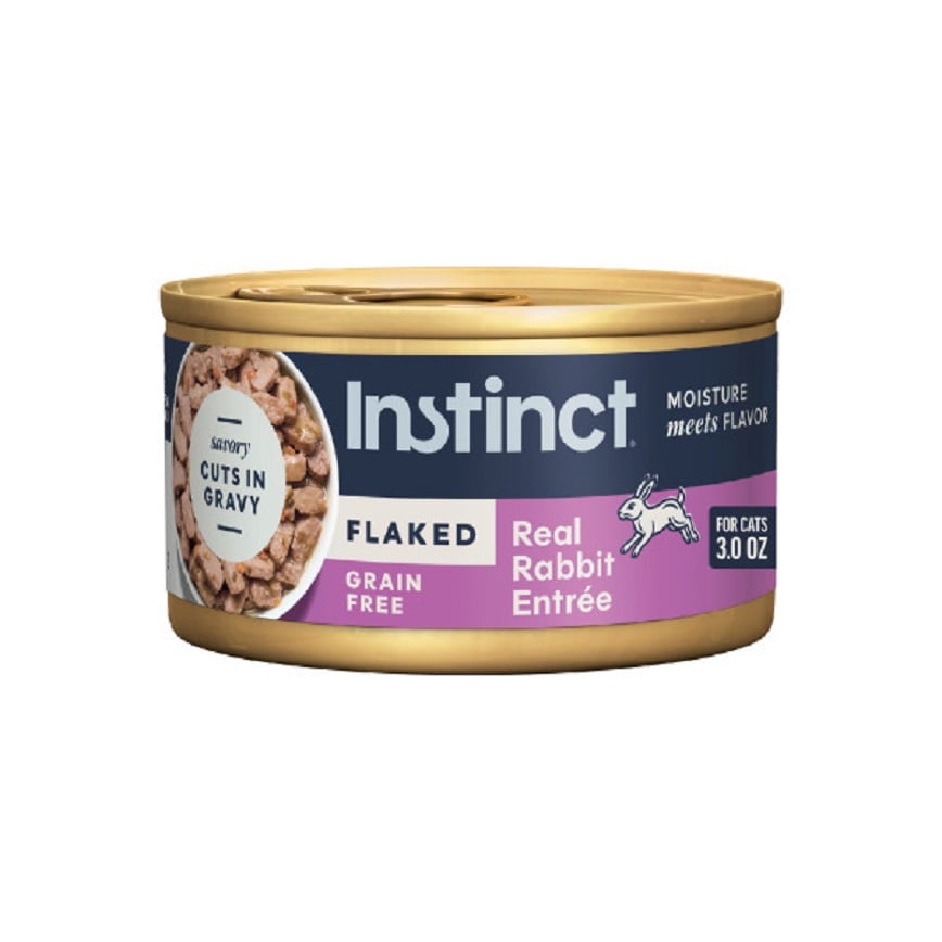 Instinct 貓罐頭 無穀物肉汁 兔肉片貓用主食罐頭 3oz (718239) (新舊包裝隨機發貨) 圖 2