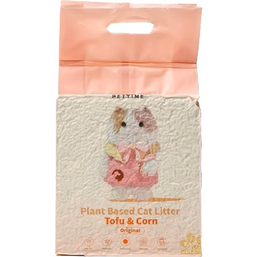 PETTIME Tofu & Corn 小米 混合貓砂 原味7L (829439)