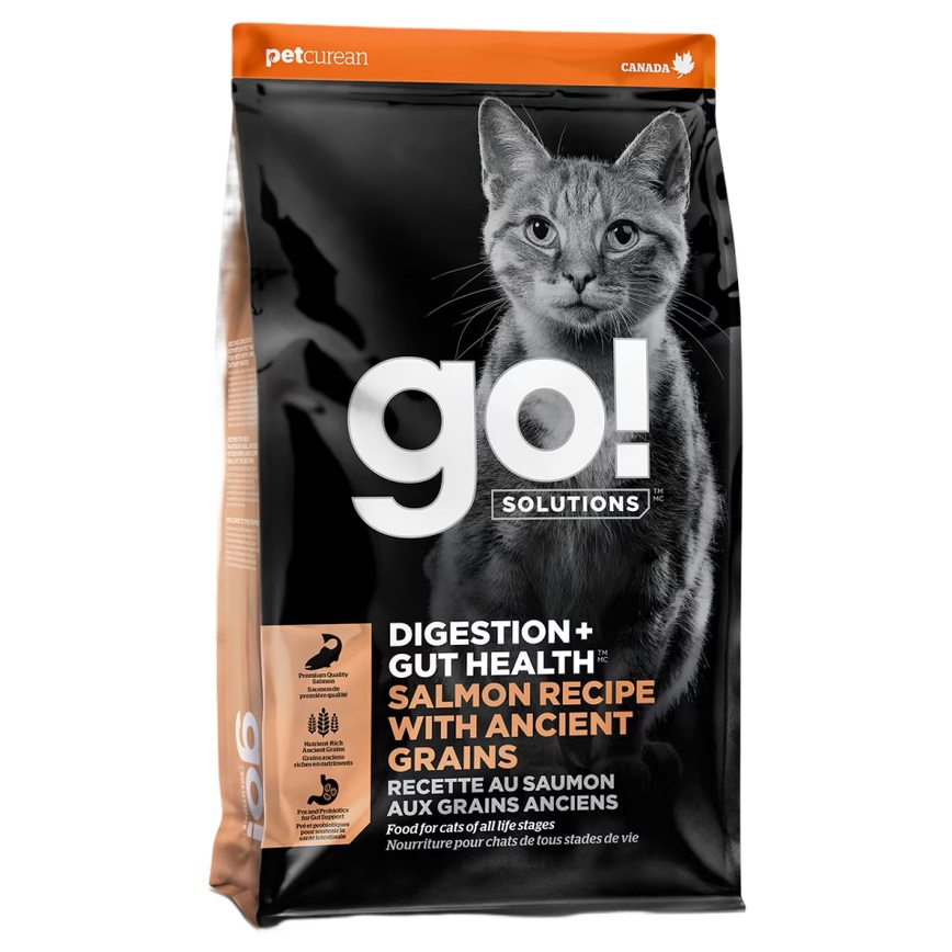 GO! SOLUTIONS 貓糧 古早穀物腸胃保健系列 三文魚 16lb (FG00442)