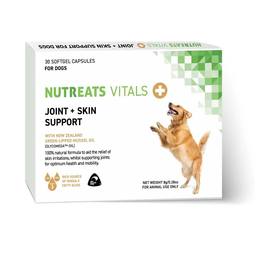 Nutreats 犬用美毛護關節青口油 30粒 (5300030)