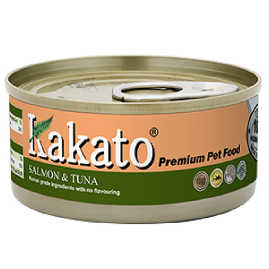 Kakato 罐頭 貓狗罐頭 三文魚及吞拿魚 170g (貓狗共用) (TD0824THK) 圖 1