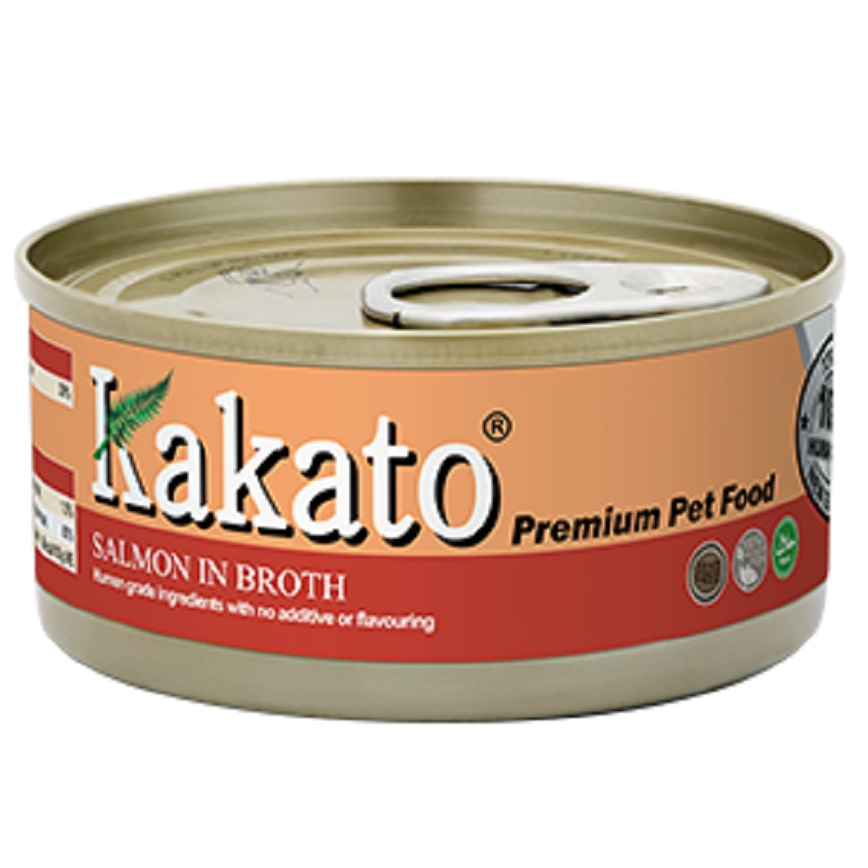 Kakato 罐頭 貓狗罐頭 三文魚及魚湯 170g (貓狗共用) (TD0807THK)