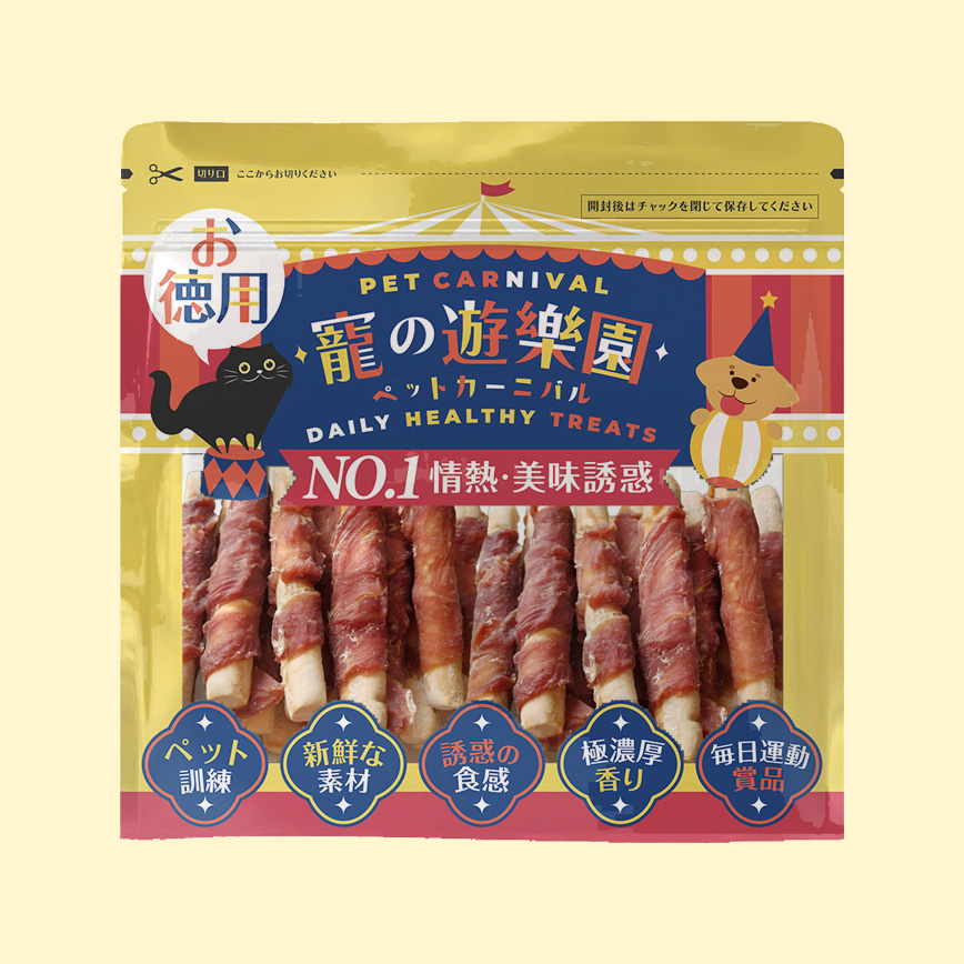 寵之遊樂園 風乾狗零食 嚴選鴨肉繞羊奶營養棒 900g 圖 2
