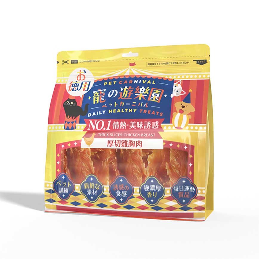 寵之遊樂園 風乾狗零食 嚴選厚切雞胸肉乾 900g