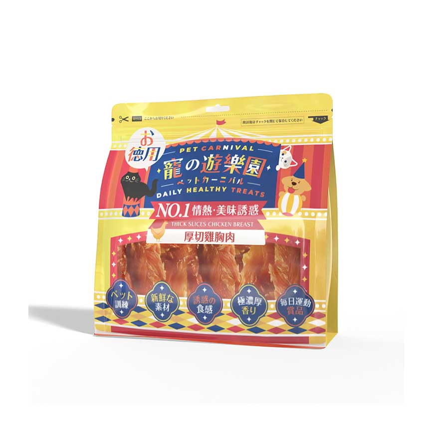 寵之遊樂園 風乾狗零食 嚴選厚切雞胸肉乾 400g
