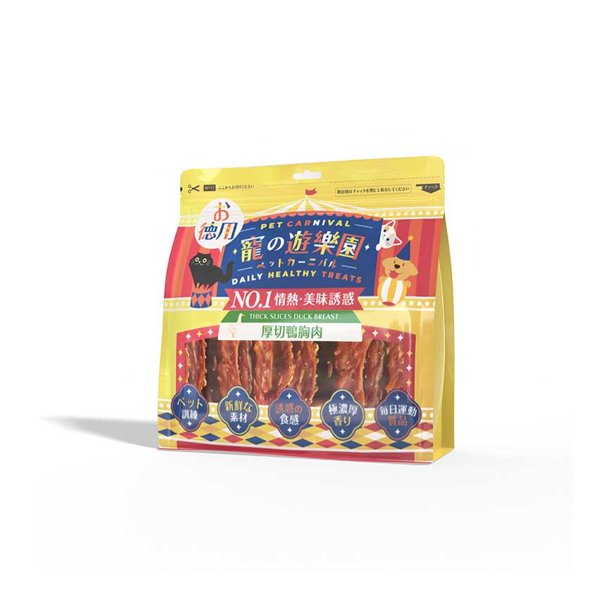 寵之遊樂園 風乾狗零食 嚴選厚切鴨胸肉乾 400g