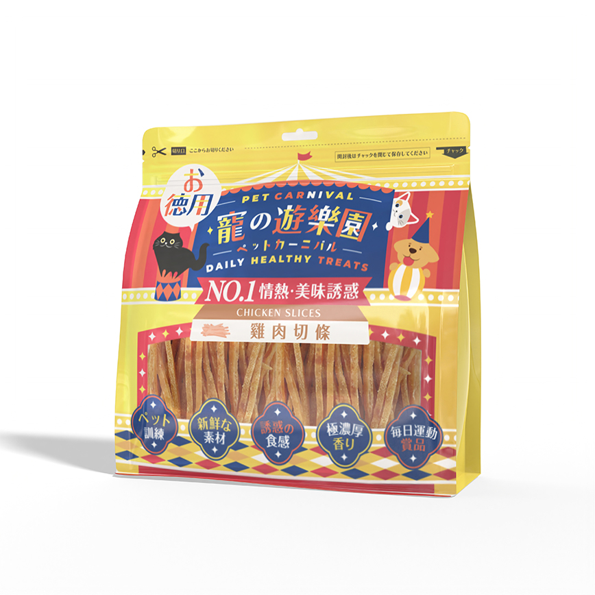 寵之遊樂園 風乾狗零食 嚴選雞肉切條 400g