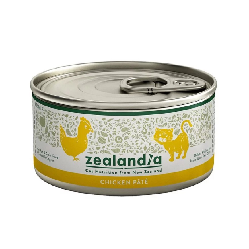 Zealandia 狂野主廚 貓主食罐 野放雞 90g (ZE-C-C90)