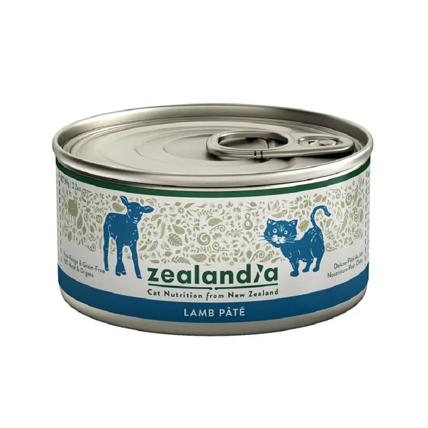Zealandia 狂野主廚 貓主食罐 草原羊 90g (ZE-C-L90)
