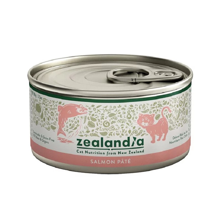 Zealandia 狂野主廚 貓主食罐 三文魚 90g (ZE-C-S90)