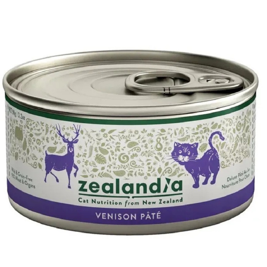 Zealandia 狂野主廚 貓主食罐 曠野鹿 90g (ZE-C-V90)