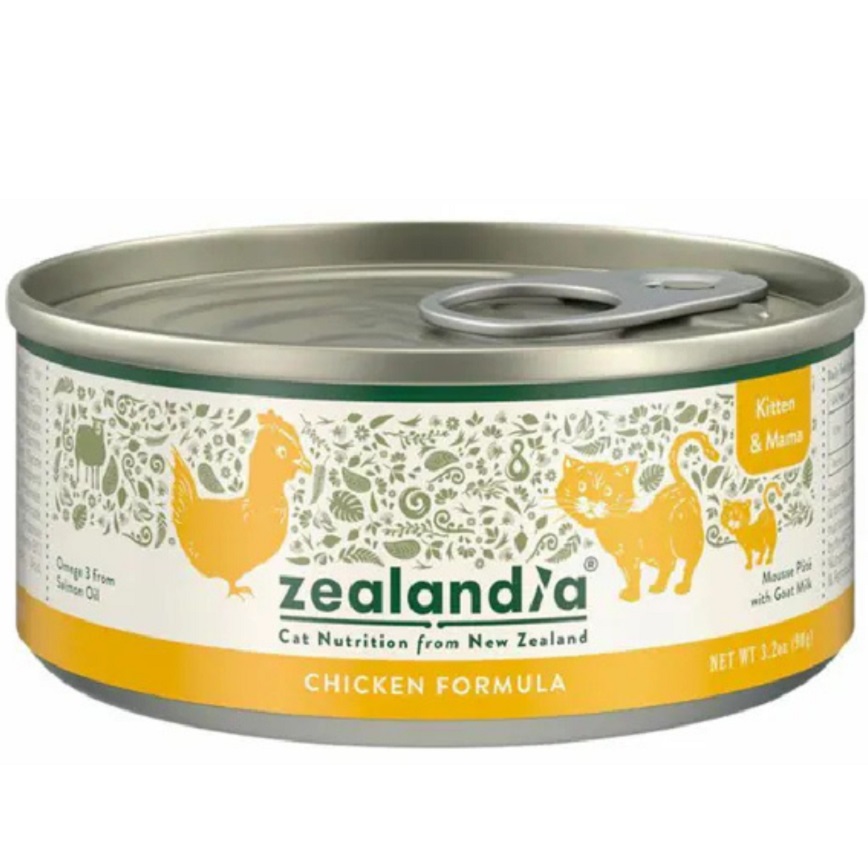 Zealandia 狂野主廚 幼貓主食罐 雞慕絲 90g (ZE-K-C90)