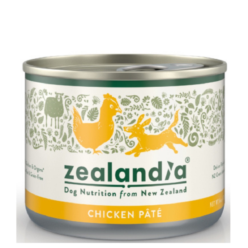 Zealandia 狂野主廚 狗主食罐 野放雞 170g (ZE-D-C170)