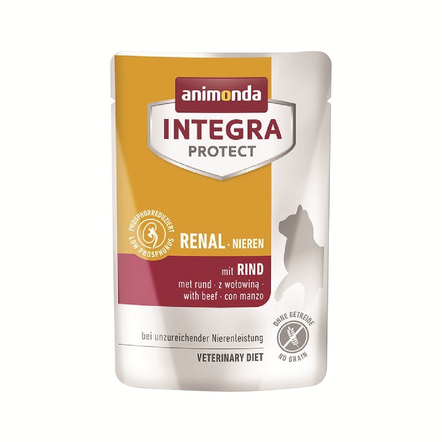 Animonda INTEGRA PROTECT 處方糧 貓濕糧 成貓腎臟 牛肉配方 85g (300223150)