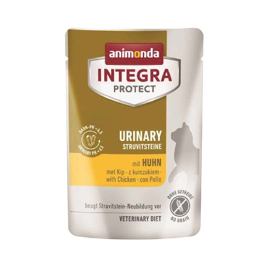 Animonda INTEGRA PROTECT 處方糧 貓濕糧 成貓尿道磷酸銨鎂結石 雞肉配方 85g (300223130)