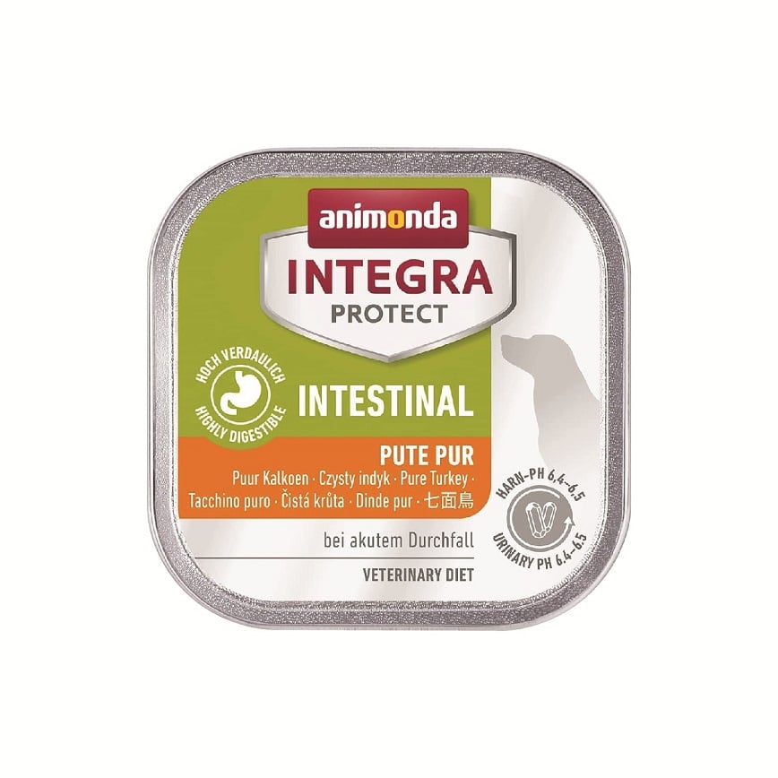 Animonda INTEGRA PROTECT 處方糧 狗濕糧 成犬腸胃配方 純火雞 150g (300223120)